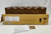 NEW IN BOX Pottery Barn Rustic Wood 24" Floating Entertaining Wine Bottle Shelf