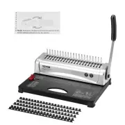 VEVOR Binding Machine, Comb Binding Machine 21-Holes Binding 450 Sheets, Book...
