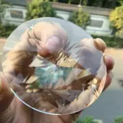 80MM Fengshui Faceted Round Crystal Hanging Suncatcher Chandelier Pendant Prism
