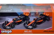 New BBurago MCL60 1:43 McLaren F1 Diecast #4 #81 Lando Norris & Oscar Piastri