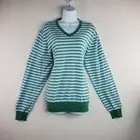 Jack Spade Strafford Bleecker Street Womens Sky Blue V-Neck Sweater Size XL