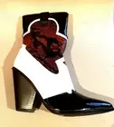 Sergio Todzi Cowboy Western Boots Cuban Heel 40 UK 7 NWB