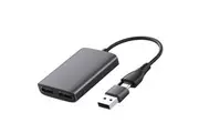 USB Type-C / A to Dual HDMI 1080P HD Mirror Multi Stream Video Adapter Cable PC Laptop Plug and Play