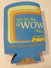 Beer Bottle Can Koozie ~ FOUR PEAKS Brewing Joy Bus Wow Wheat ~ Tempe, ARIZONA