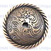 Floral Rope Edge Rosette Concho CON611-A-ACPR