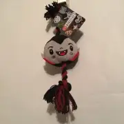 Fetch For Pets Little Monsters Halloween Dracula Rope Pet Toy New With Tags NWT