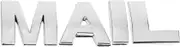 Baluue Alphabet Stickers Letters Mailbox Decal English Letters Decals Self-Adhesive Mail Adhesive