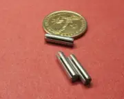 Zinc Plate Steel, Slotted Roll Spring Pin, 5/32" Dia x 5/8" Length, 200 pcs