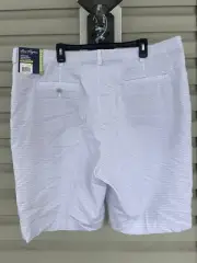 Ben Hogan Mens Golf Shorts 10" Performance Flat Front Flex Waist Sz 44 NWT UPF50