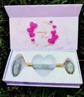 LeiCare Jade Roller Face Massager - Facial Stone Roller, For Wrinkles, Puffiness