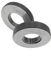 Thread Ring Gage 1" 3/8-12 UN 2A Thread Ring Gauge GO NOGO 1 3/8-12 UNF