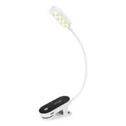Rechargeable Clip On Book Light for Reading at Night in Bed Bedside Night Lamp