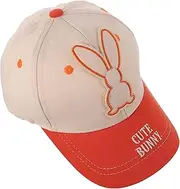 [BUGUUYO] Cotton Peaked Cap Outdoor Sun Hat Baseball Hat Children's Wide Brim Sun Visor Hat Beige
