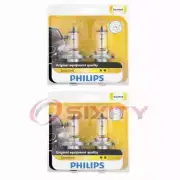 2 pc Philips High Beam Headlight Bulbs for Smart Forfour Fortwo 2016-2017 wr (for: Smart)