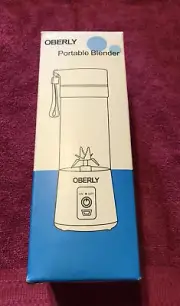 New Open Box Portable Blender, Oberly Smoothie Juicer Cup With Ice Cube Tray