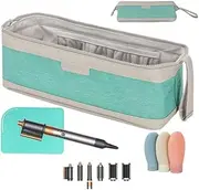 3in1 Large Hair Tools Travel Bag and Heat Resistant Mat + 3-Pack Silicone Travel Bottles - Hot Tools Travel Bag for Curling Iron, Straighteners and Hair Accesories - Air wrap Travel Case