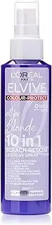 L'Oreal Paris Elvive Colour Protect All For Blonde Purple 10 in 1 Bleach Rescue Leave In Spray 10