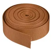 Flat Nylon Webbing Strap 1.5 Inch 10 Yards Dark Brown for Backpack Luggage-rack
