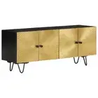 TV Cabinet Entertainment Unit TV Stand Console Cabinet Solid Wood Mango vidaXL