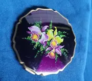 Vintage Stratton Lilies Mirror Compact