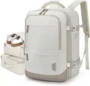 Compression Travel Backpack, 40L Expandable Airline Approved Carry On Backpack w