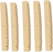 ibasenice 5pcs 6 String Guitar Nut Plastic Bass Nut 42mm for Guitar and Bass and Resistant to Chipping