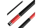 Grafex Gladiator Carbon Fibre Pool Snooker Billiard Cue Red 12.5mm Tip