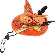 Kisangel Pet Headgear Cat Costumes Puppies Pet Kitten Dog Halloween Halloween Cat Costume Raincoat Dog Christmas Hats Wacky Hat Hoodie Cosplay Accessory Cloth Orange