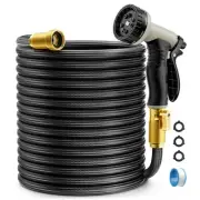 Garden Hose Non-Expandable 100ft, Outdoor and Garden Flexible Water Hose with...