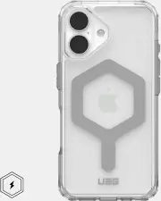 UAG Plyo Magsafe Compatible Phone Case for iPhone 16 - Ice/Silver