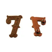 Number 7 Screwback Concho in Antique Copper 1339-343