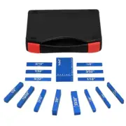 Setup Blocks Woodworking Height Gauge Set 15 Pcs of Set Up Bars, Router6061