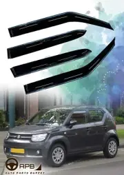 For Suzuki Ignis 16-on Chrome Trim Window Visor Guard Vent Deflector