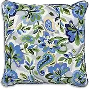Anchor ALR04 Tapestry Kit: Cushion: Living: Paisley Floral in Blue, Multi, 40 x 40cm