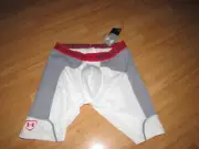 NWT New UNDER ARMOUR Boy's XL Heat Gear Fitted Shorts With cup White Gray