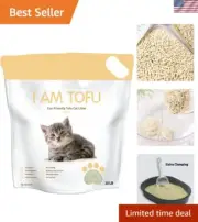 I AM TOFU 10 lbs Flushable Extra Clumping Cat Litter - Natural & Biodegradable
