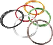 6 Pack Bonsai Tree Wires 1.0mm Coated Aluminum for Bonsai Training Plant Climbing