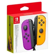 Nintendo Switch Joy-Con Neon Purple & Orange Controller Pair