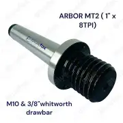 Threaded Drill Chuck Arbor 2MT x 1 x 8TPI thread suit in Woodworking chucks