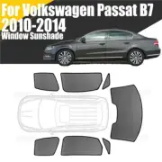 Magnetic Window Sunshade For VW Passat Sedan 10-14 Mesh Windshield Frame Curtain
