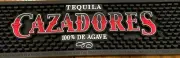 Cazadores Tequila Rubber Bar Mat 23 1/2 X 3 1/2” Spill Catch Textured Mat Black