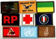 9 different Australian Army Unit Patches .............Lot 124