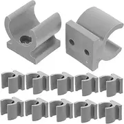 Healeved Senior Bedside Elevated Toilet Seat Pcs U-shaped Pipe Clamps for Wheelchair Commode Chair