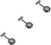[WRITWAA] 3pcs Nurse Table Child Metal Watchcase Material: Alloy Pocket Watch