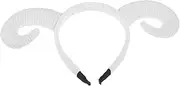 OSOLADY Sheep Horn Headband Alien Cosplay Headband Headbands Cosplay Horns Animal Horns Headband Flashing Devil Horns Halloween Headdress Goat Horns Headband Ram Horns Cotton Black