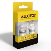 AUXITO 1157 2057 BAY15D RED LED Turn Signal Brake Tail Light Bulbs 3030-SMD (for: Subaru)