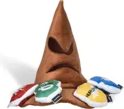 Harry Potter House Sorting Hat Burrow Pet Toy | 10 inch,