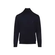 [Etro] Etro-Dark Blue Wool Turtle Neck-Uomo L STAND