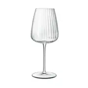 4pc Luigi Bormioli Optica 550ml Chardonnay White Wine Drink Glasses Set CLR