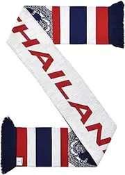 Euroscarves Thailand High-Definition HD Soccer Knit Scarf, Thailand
